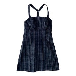 Urban Outfitters blue plaid mini dress